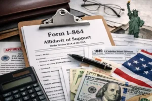 Form I-864 Affidavit of Support Photo