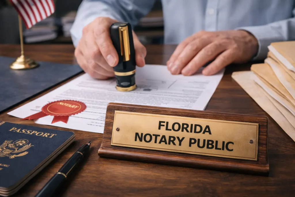 How to Notarize Immigration Documents in Florida Photo
