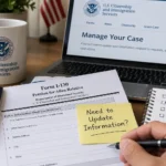can i update information on filed immigration forms